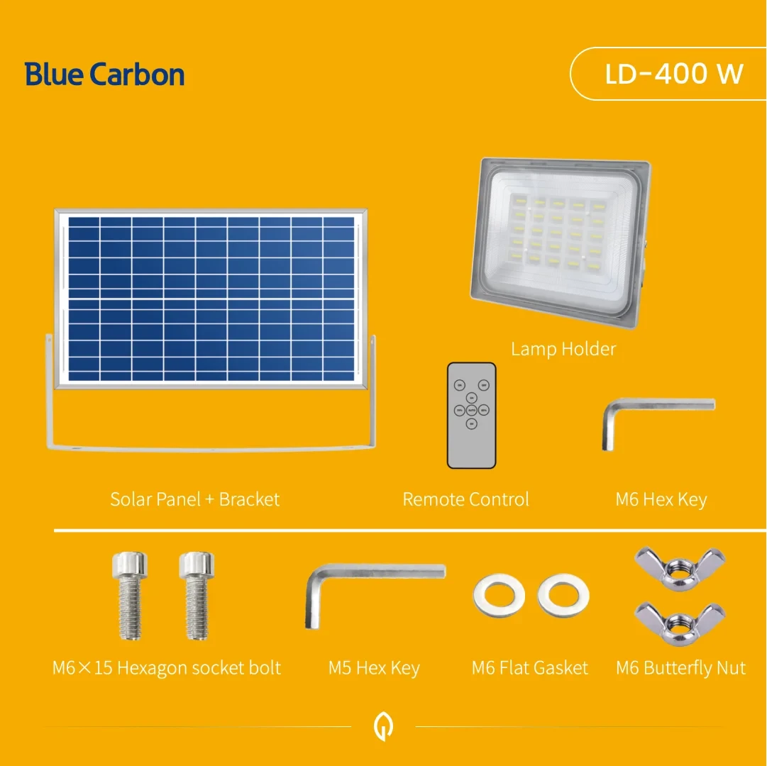 Projecteur Solaire Blue Carbon LD 400W